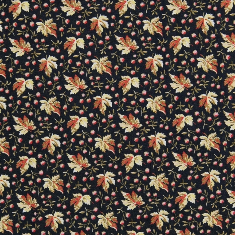 Christy Dawn the dawn dress in carob ditsy leaf, medium - Picture 3 of 8